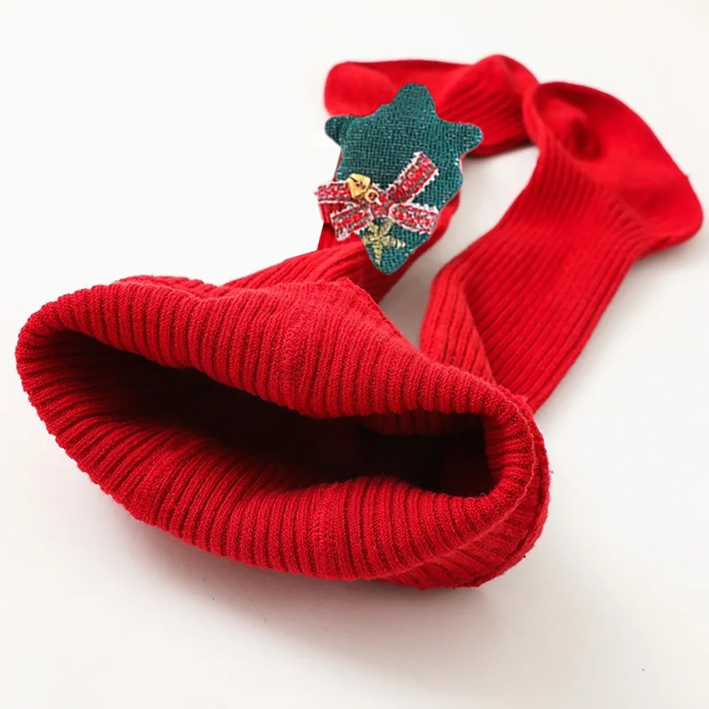 Little Surprise Box Red Christmas Glitter XMAS Tree Stockings For Kids