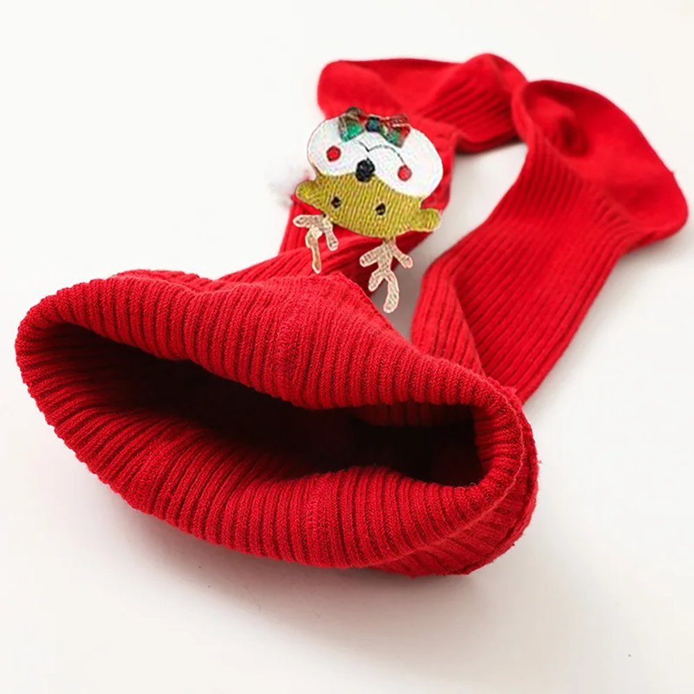 Little Surprise Box Red Gold Reindeer 3D Pop Up Stockings For Kids