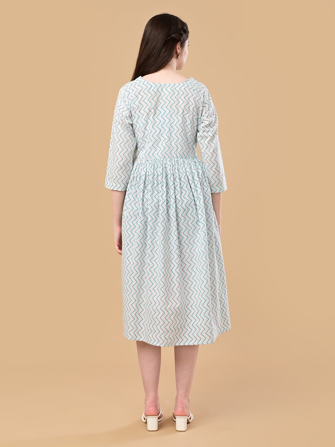  Chroma Chaos Maternity and Nursing Dress Multi