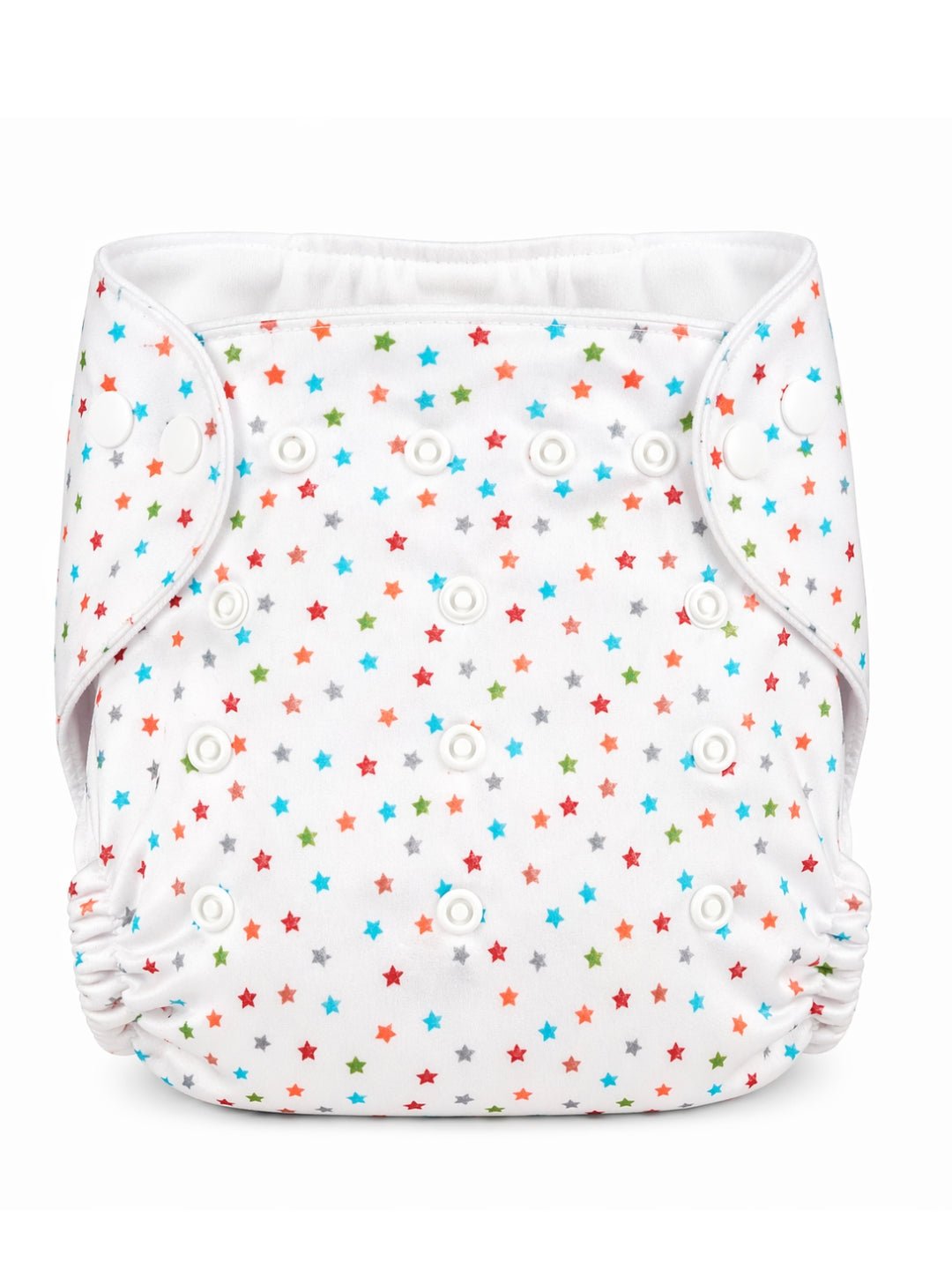 Colorful Stars 100% Cotton Reusable Pocket Diaper For Babies