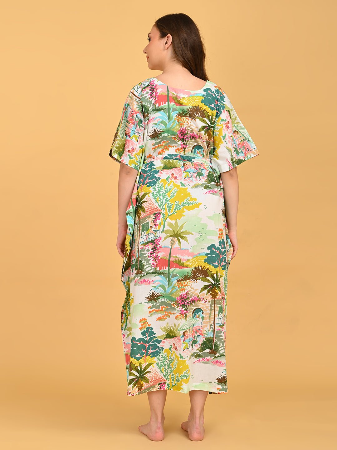  Colour Riot Maternity and Nursing Kaftan Nighty Multi