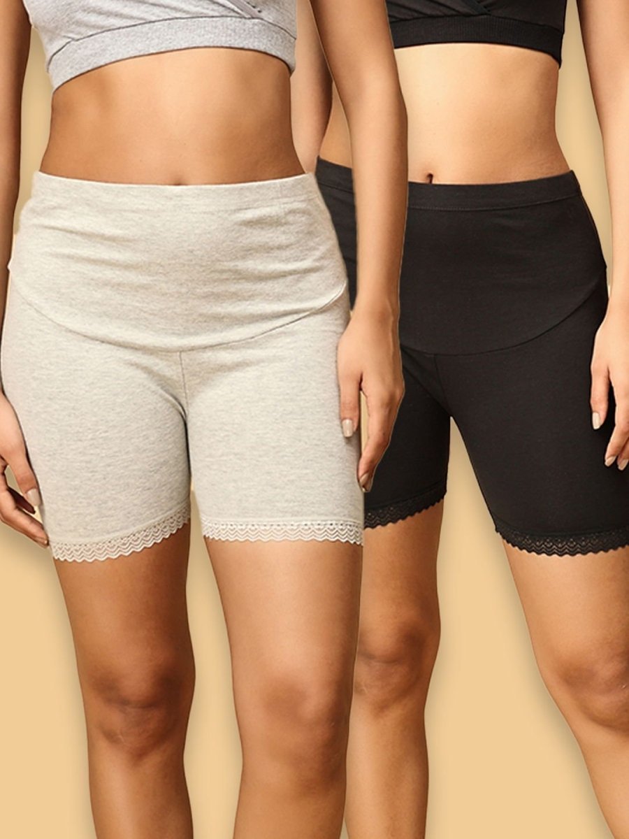  Combo Of 2 High Waist Mama Boyshorts Multi
