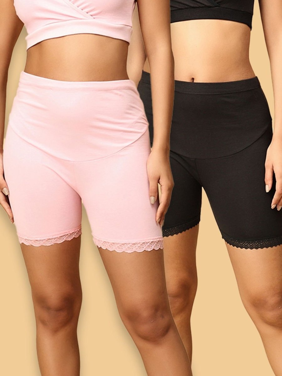  Combo Of 2 High Waist Mama Boyshorts Multi