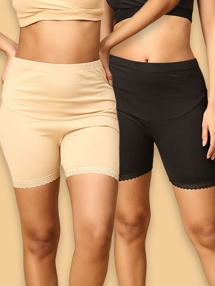  Combo Of 2 High Waist Mama Boyshorts Multi