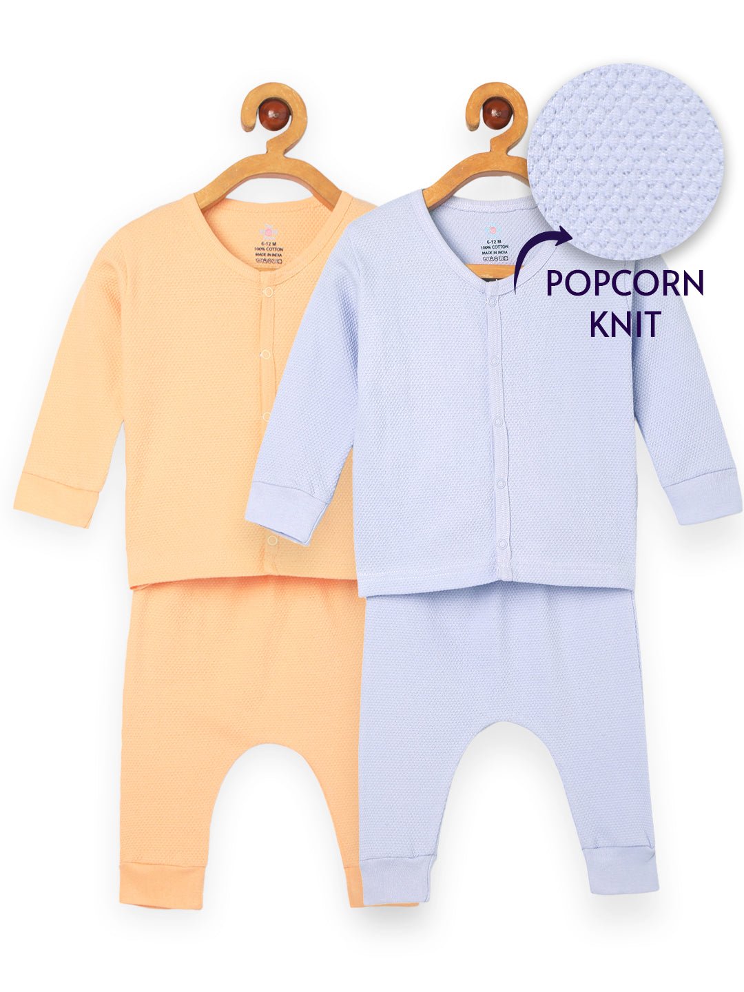  Pastel Orange & Lavender Infant Set Combo 2-Pack