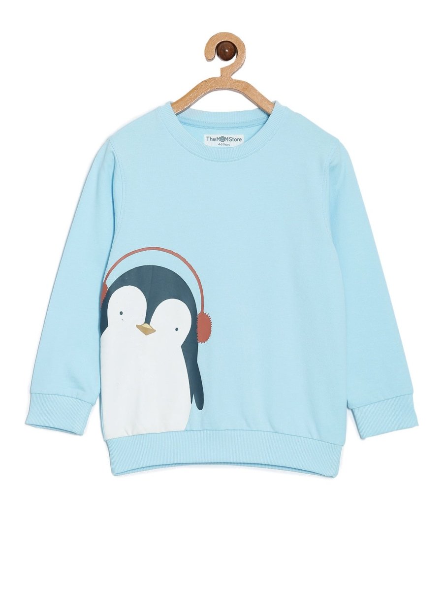 Multi Color Cotton French Terry Sweatshirts For Kids Pack of 2