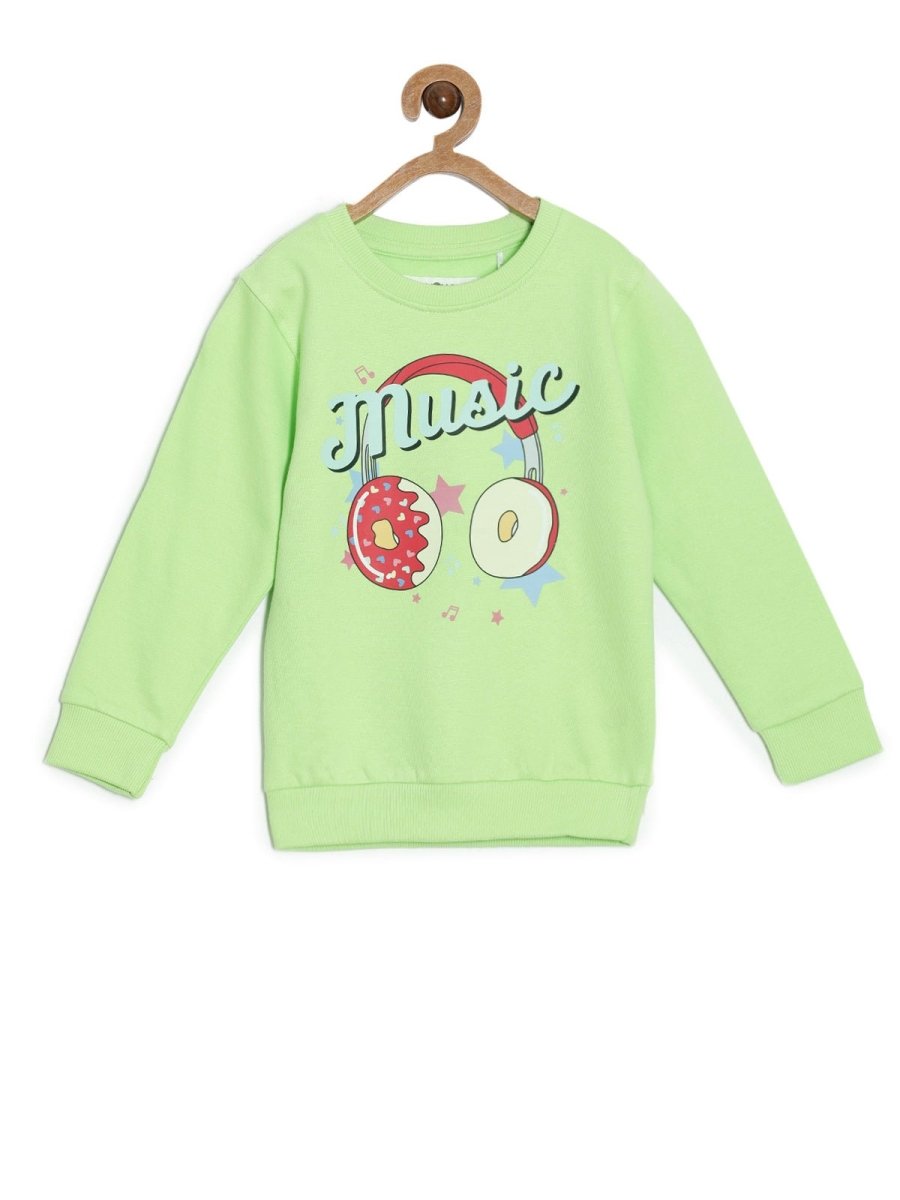 Multi Color Cotton French Terry Sweatshirts For Kids Pack of 2