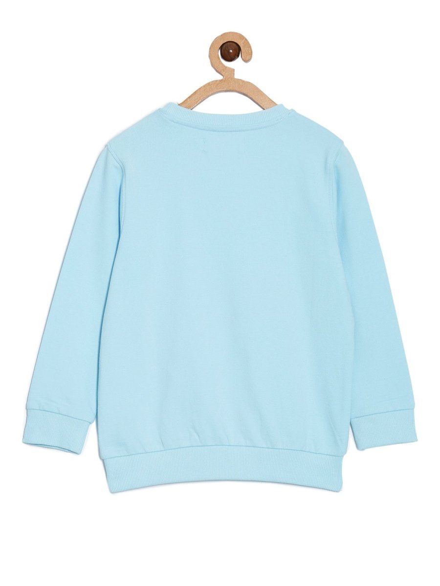 Multi Color Cotton French Terry Sweatshirts For Kids Pack of 2