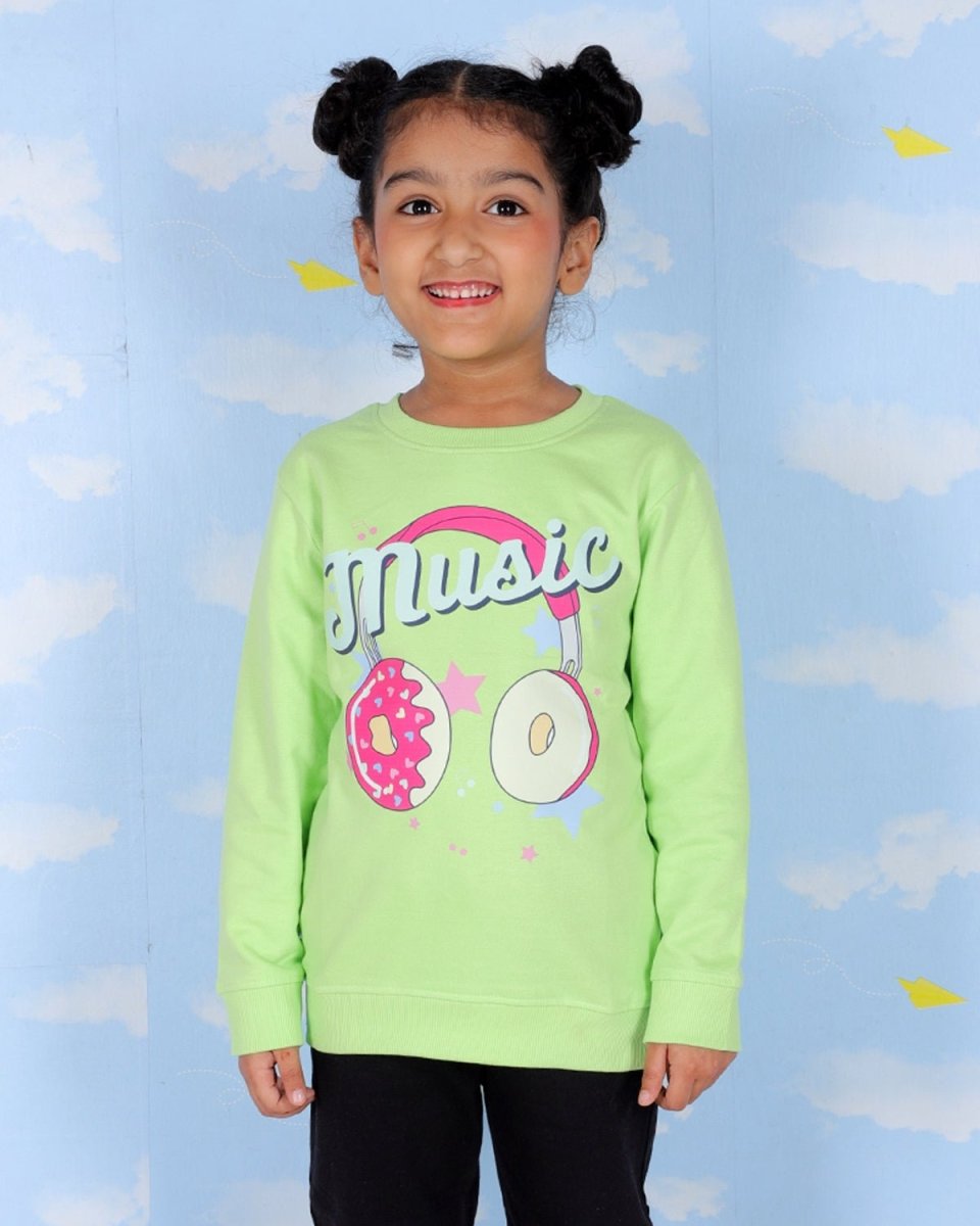 Multi Color Cotton French Terry Sweatshirts For Kids Pack of 2