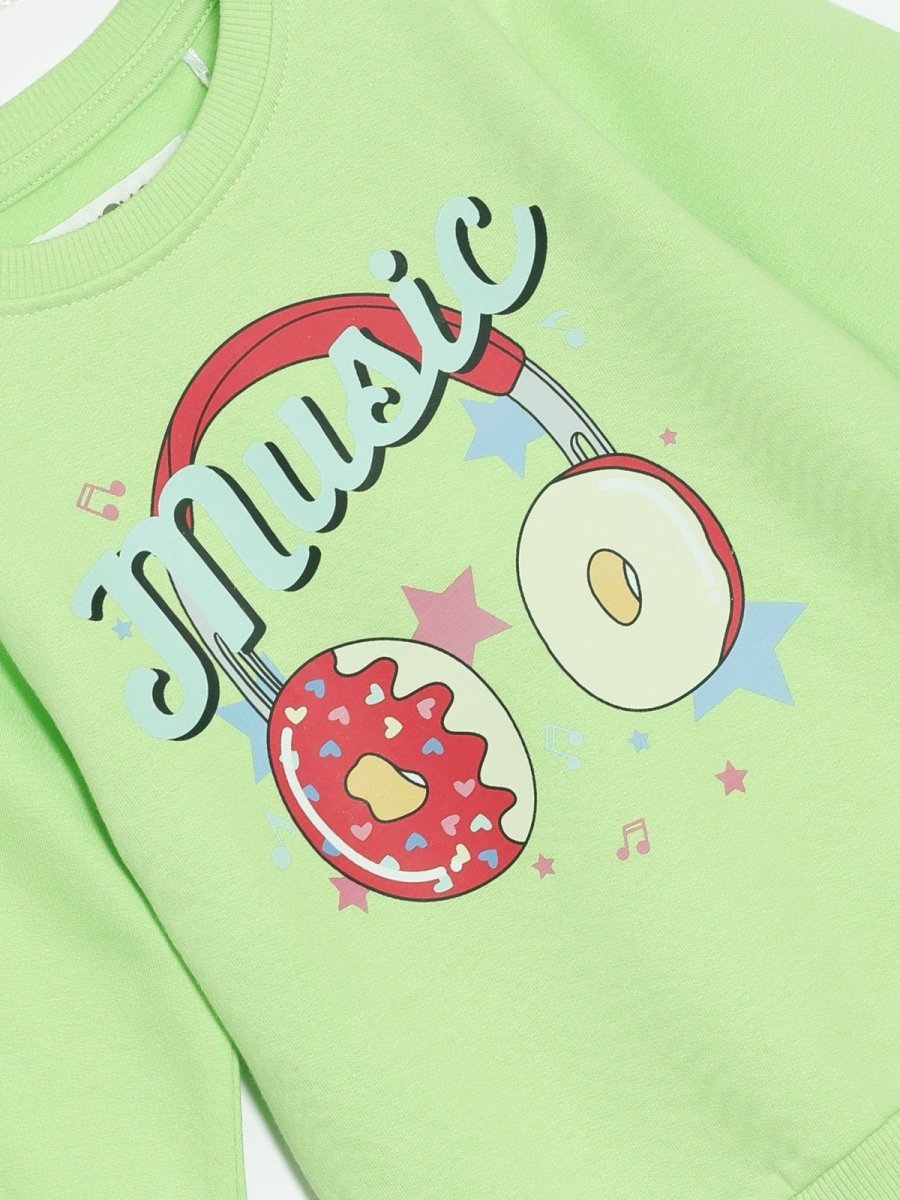 Multi Color Cotton French Terry Sweatshirts For Kids Pack of 2