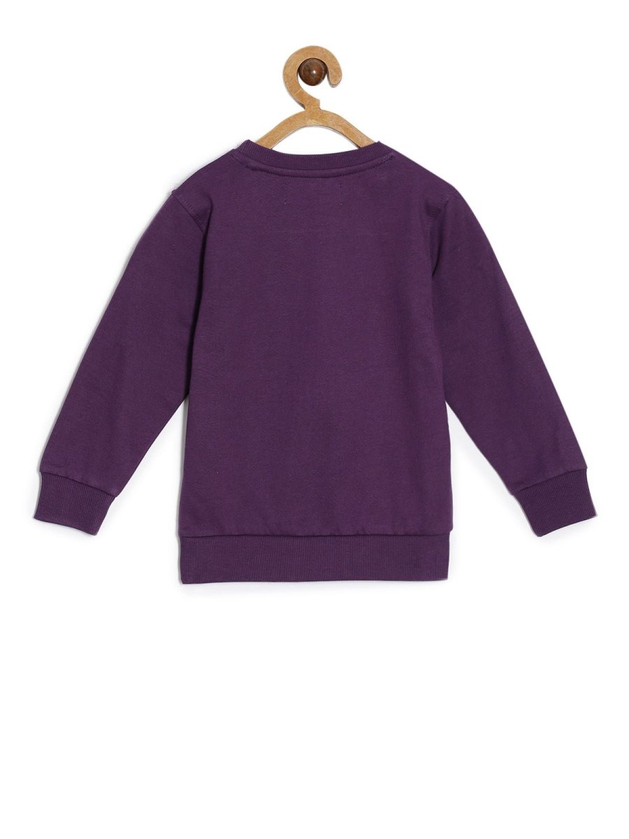 Multi Color Cotton French Terry Sweatshirts For Kids Pack of 2