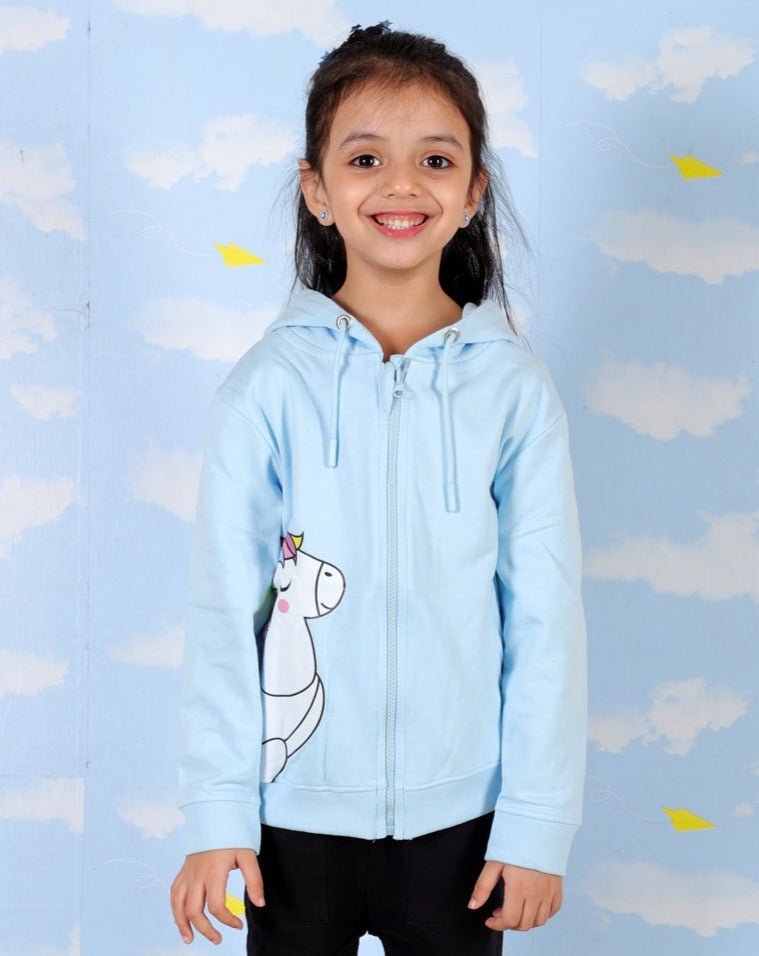  Kids Hooded Zipper Jacket Combo Pack of 2