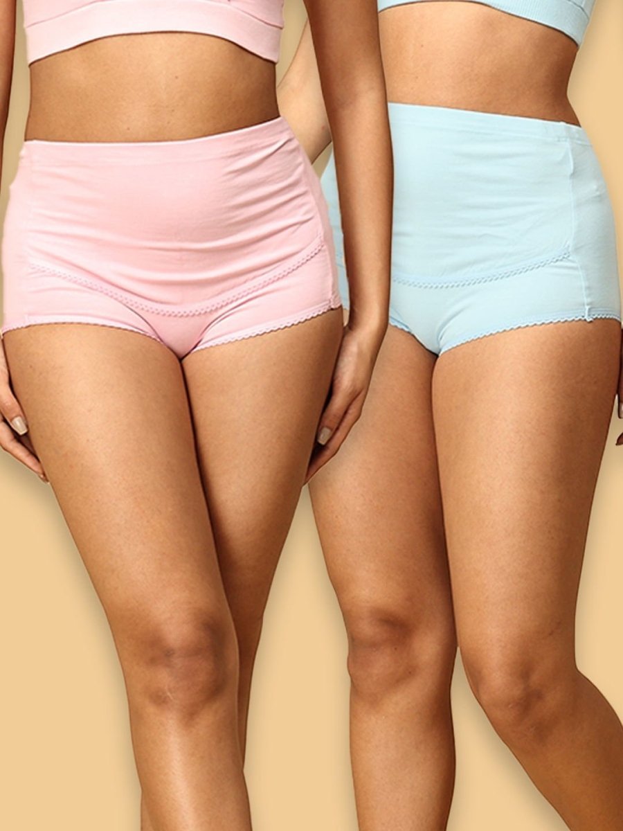  Combo Of 2 Mama Over Belly Support Panties Multi