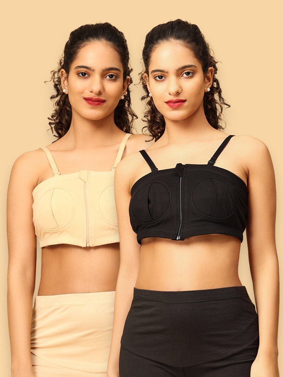  Combo Of 2 Nursing Pumping Bra Multi