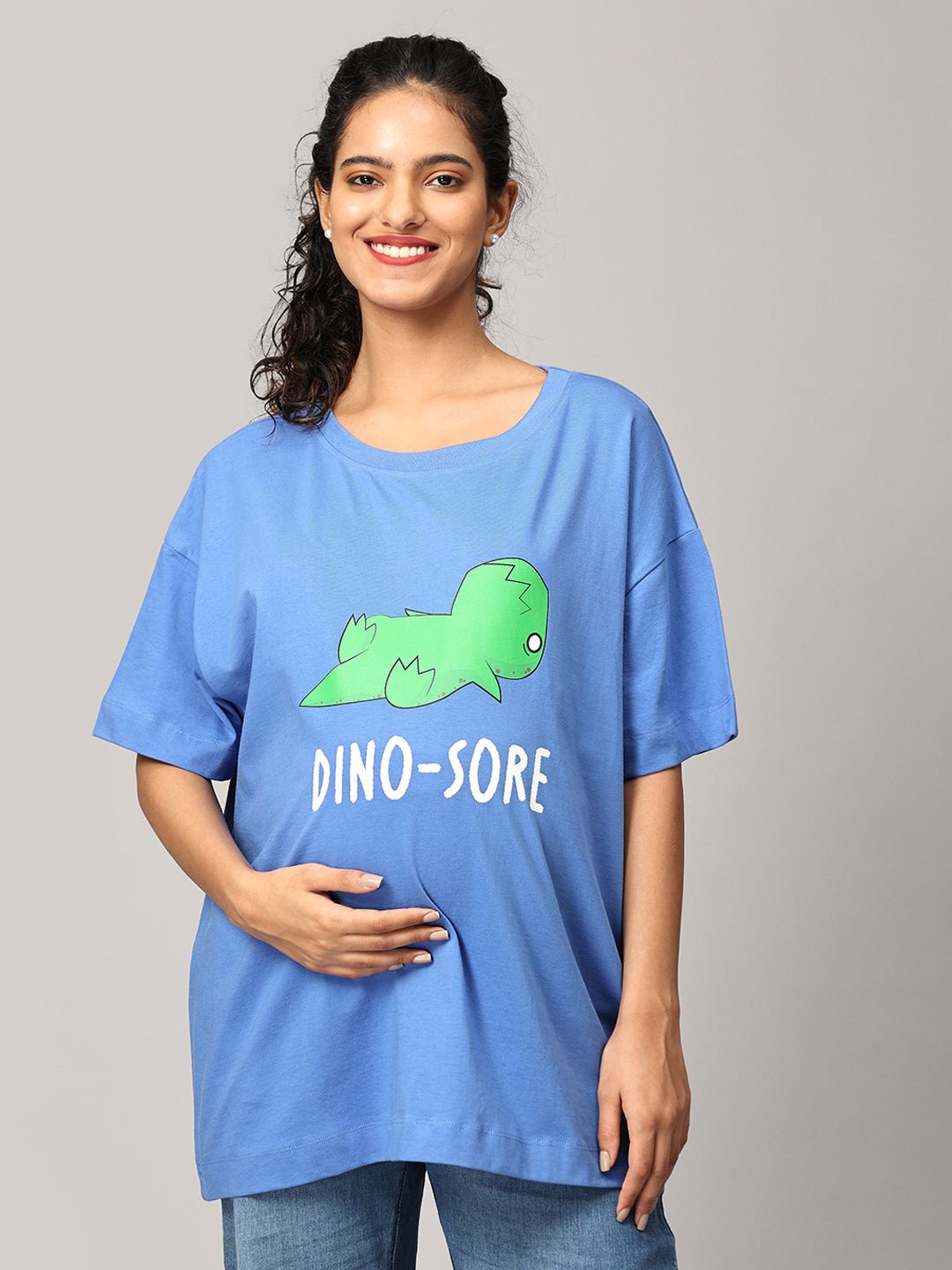  Mumma Oversized Maternity and Nursing T shirt Combo Option A