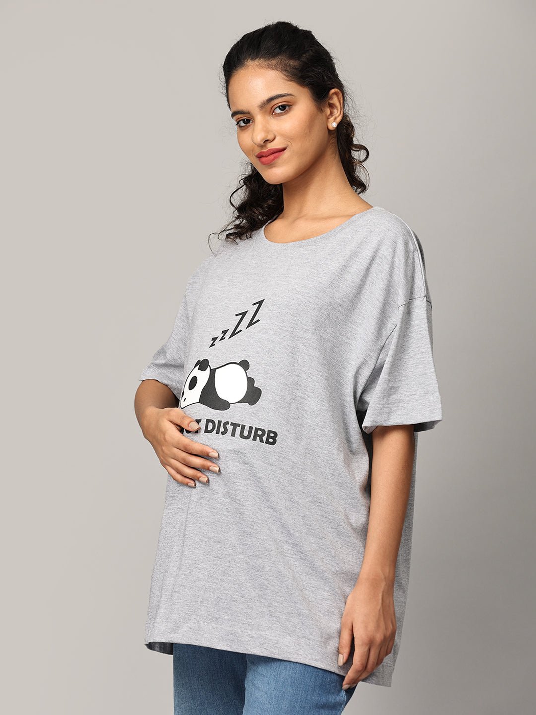  Mumma Oversized Maternity and Nursing T shirt Combo Option B