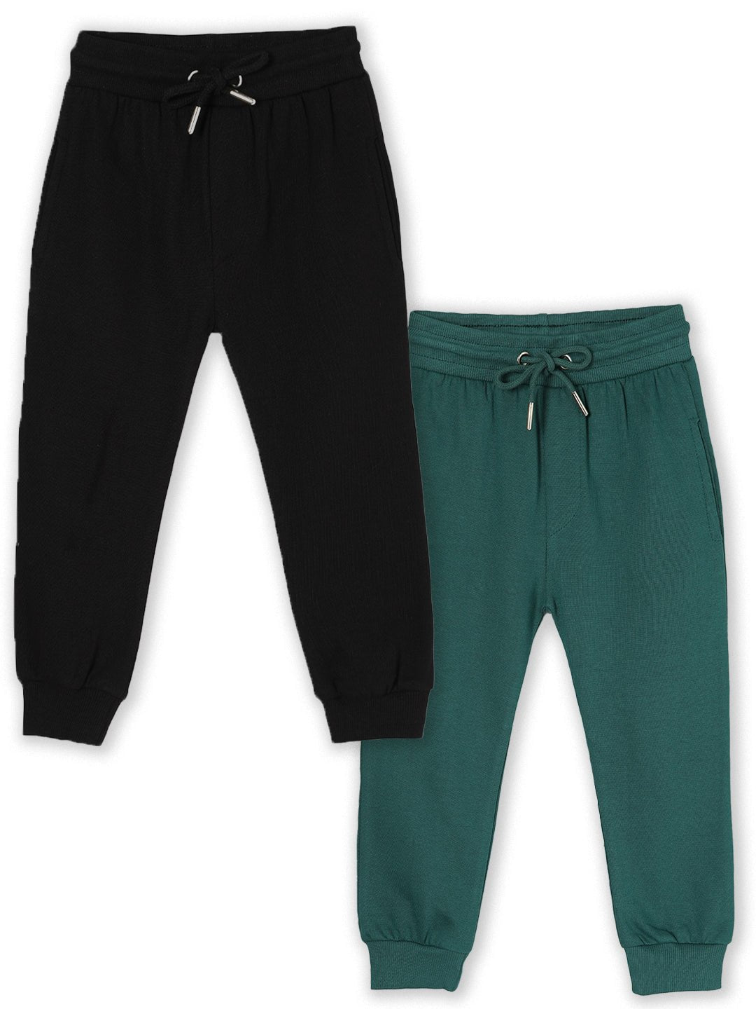 Neon Green Light Blue Winter Sweatpants For Kids