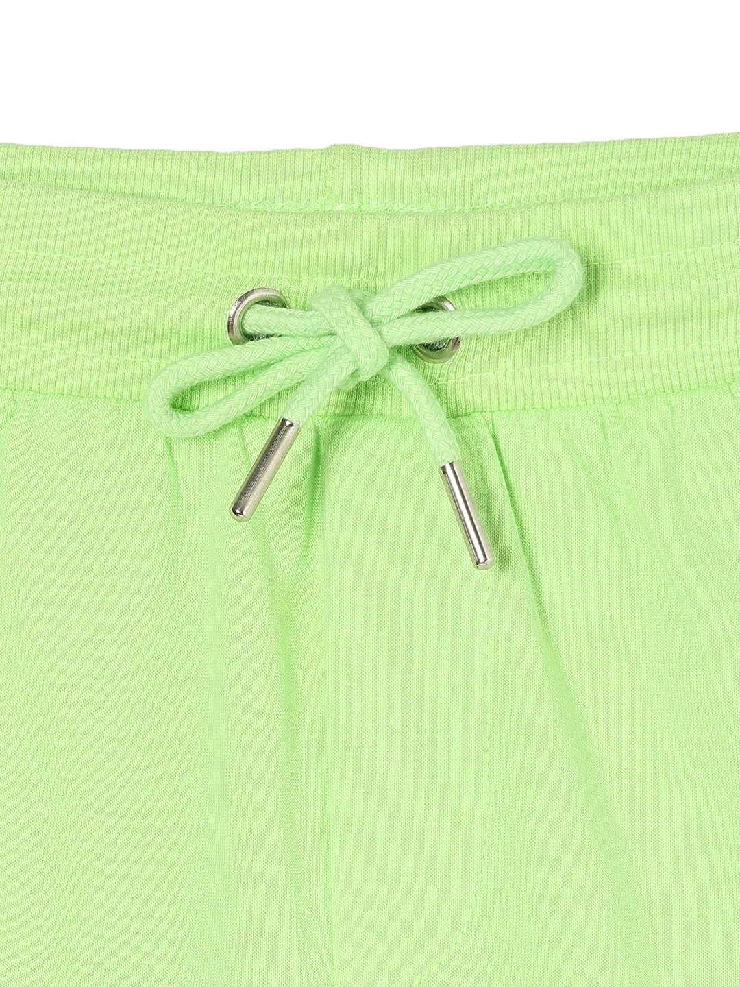 Neon Green Light Blue Winter Sweatpants For Kids
