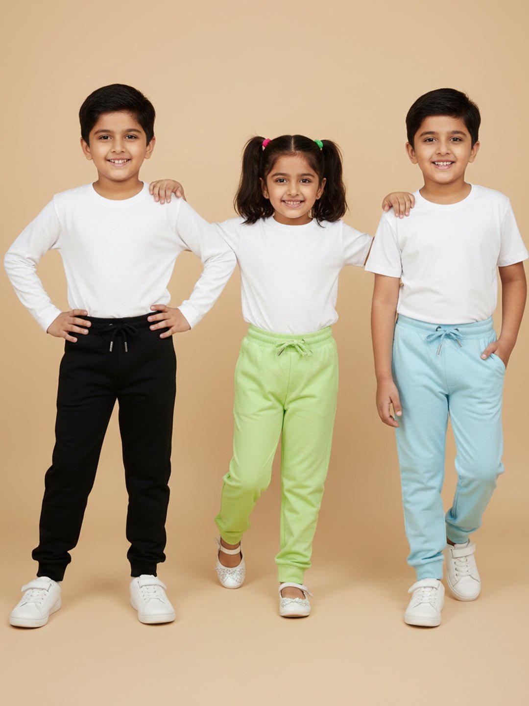  Combo Of 3 Winter Sweatpants For Kids