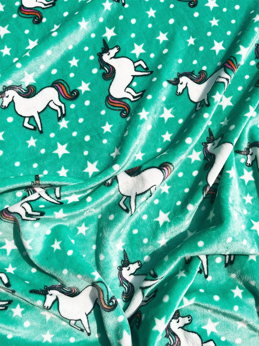  Unicorn Slumber Party Fleece Pajama and Blanket Set