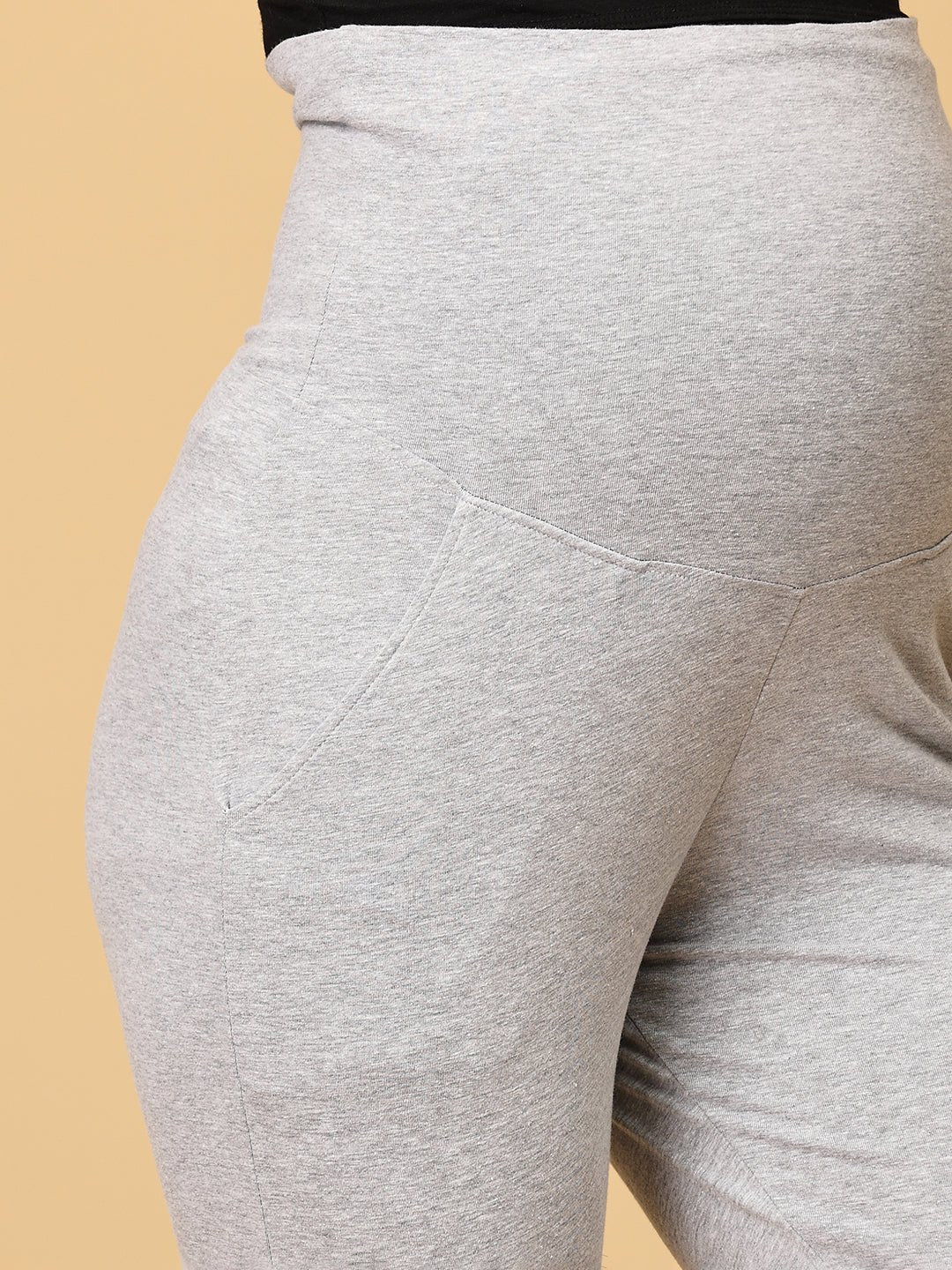  Comfy Maternity and Nursing Leggings Grey