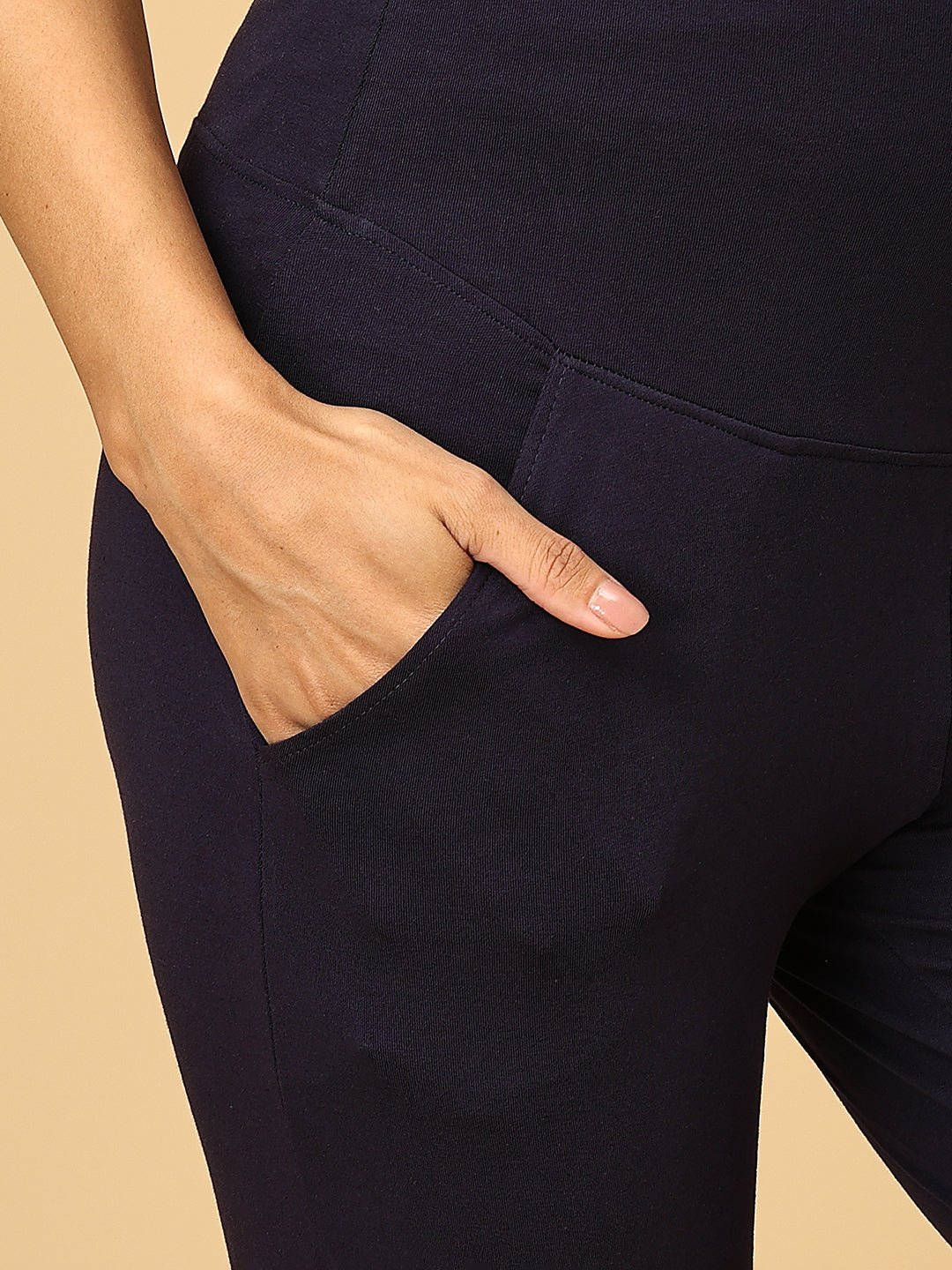  Comfy Maternity and Nursing Leggings Navy Blue