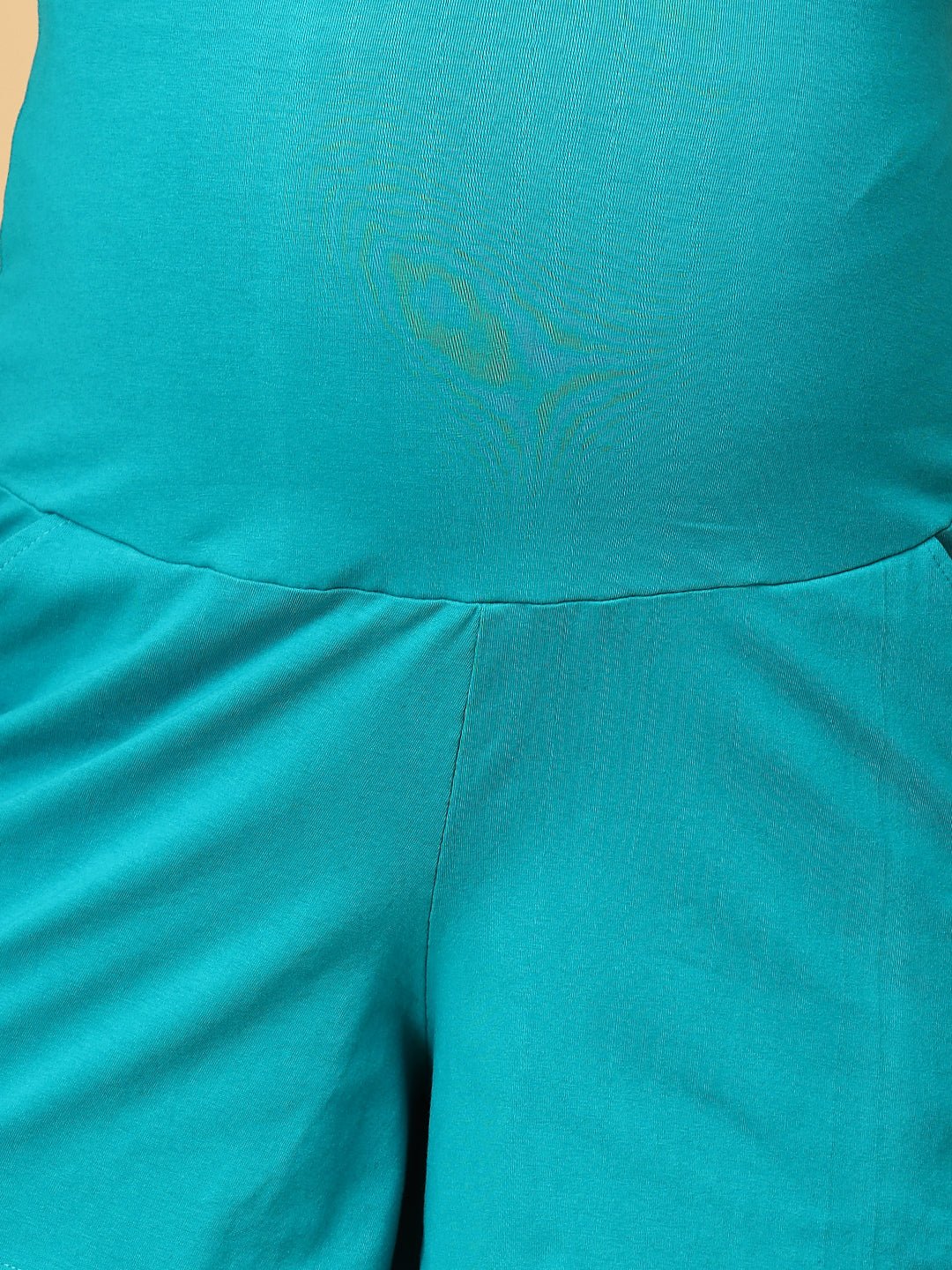  Comfy Maternity Shorts Teal