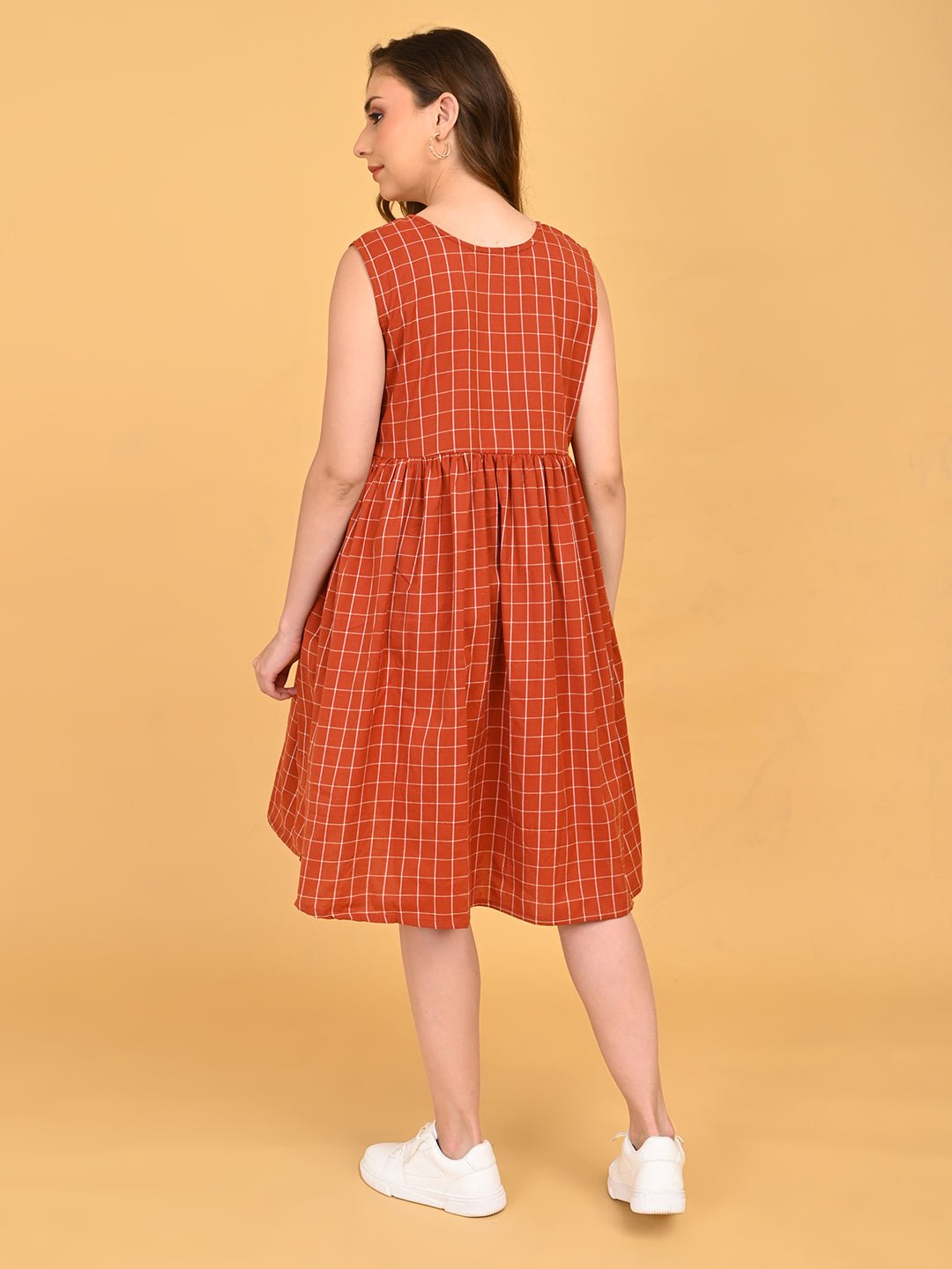  Copper Daybreak Maternity and Nursing Shacket Dress Multi