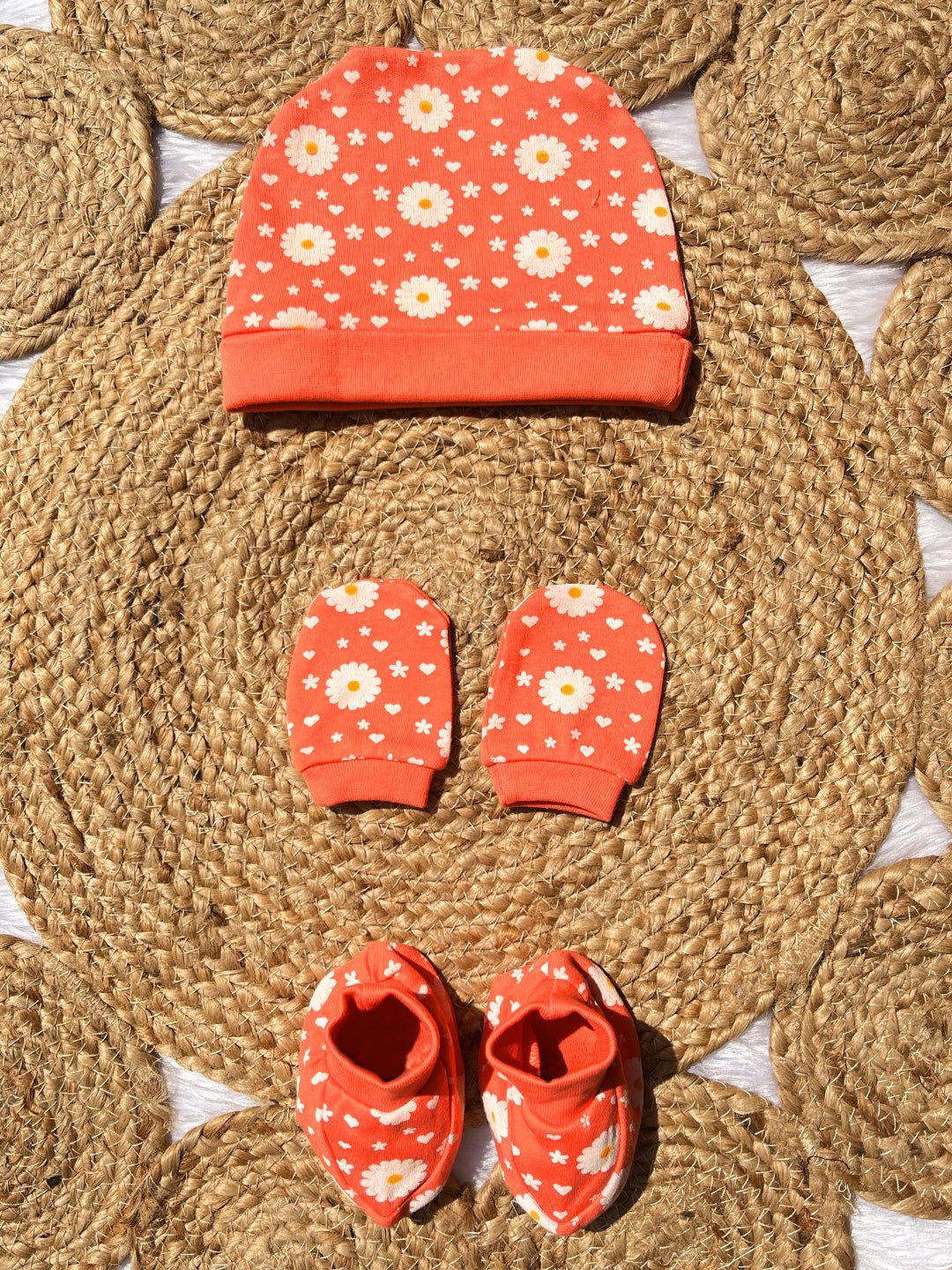  Coral Blossom Infant Set