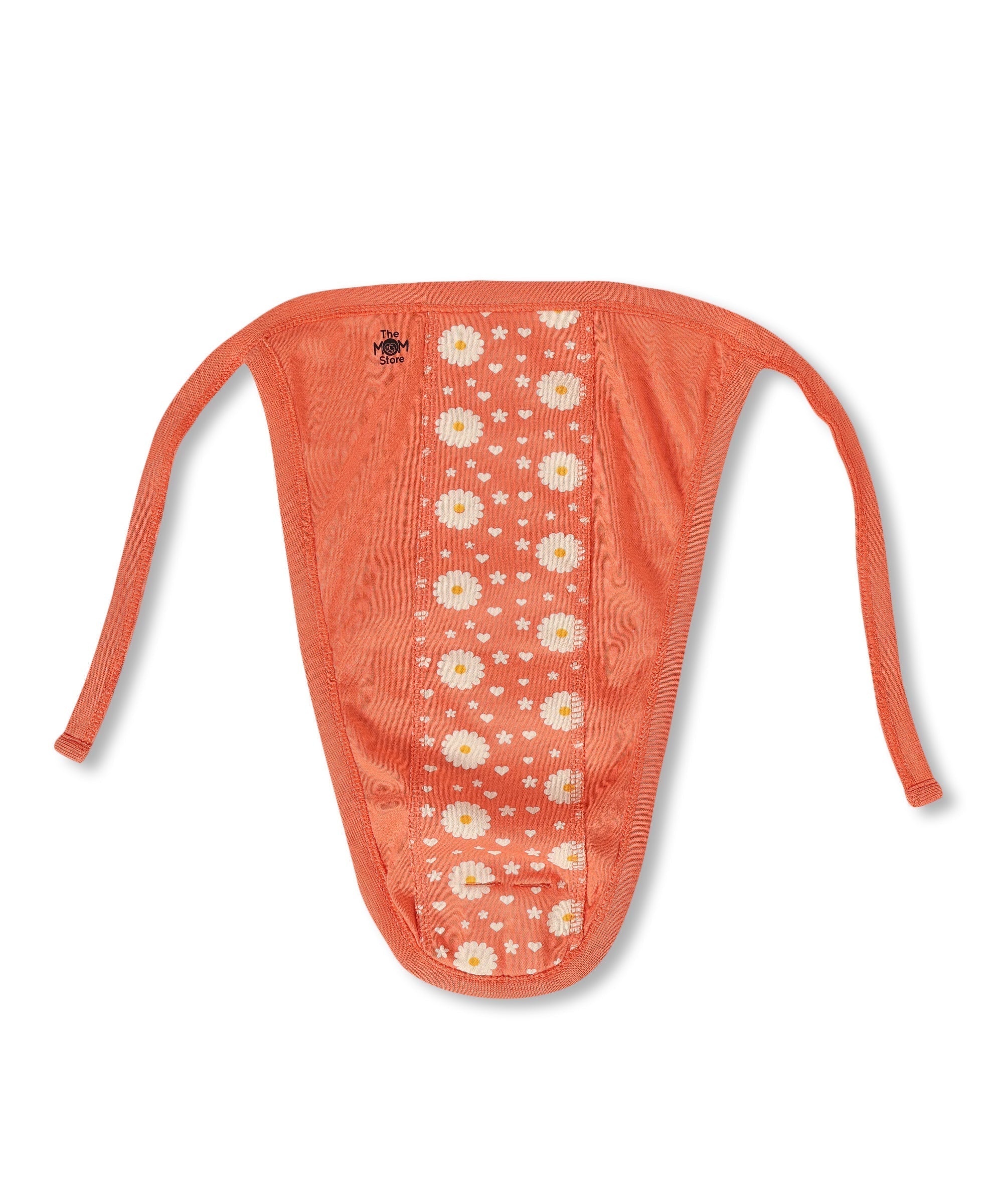 Coral Blossom Reusable Cotton Nappy For Babies