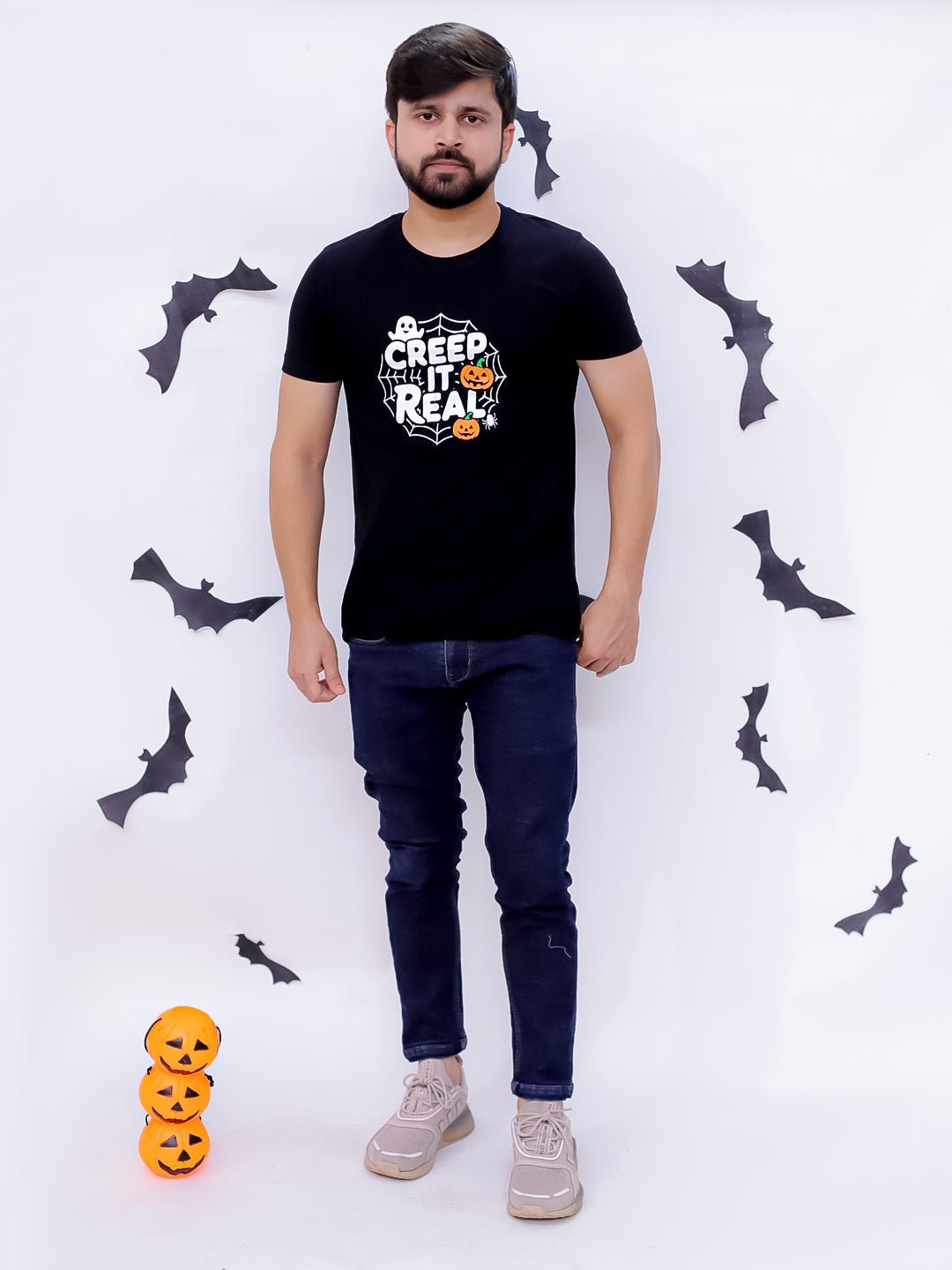 Creep It Real Family T-shirt Twinning Combo Of 3