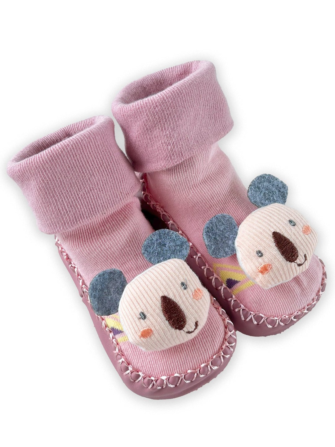 Mini Soul Cuddle Cloud Animal Patch Socks For Infants