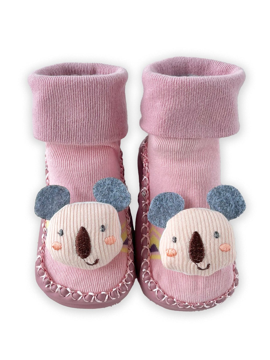 Mini Soul Cuddle Cloud Animal Patch Socks For Infants