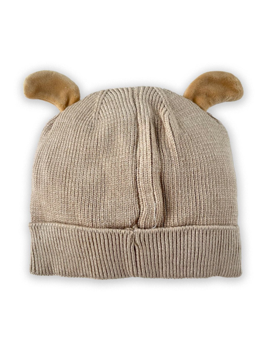 Mini Soul Cute Buddies Bear Print Pom Pom Knitted Cap