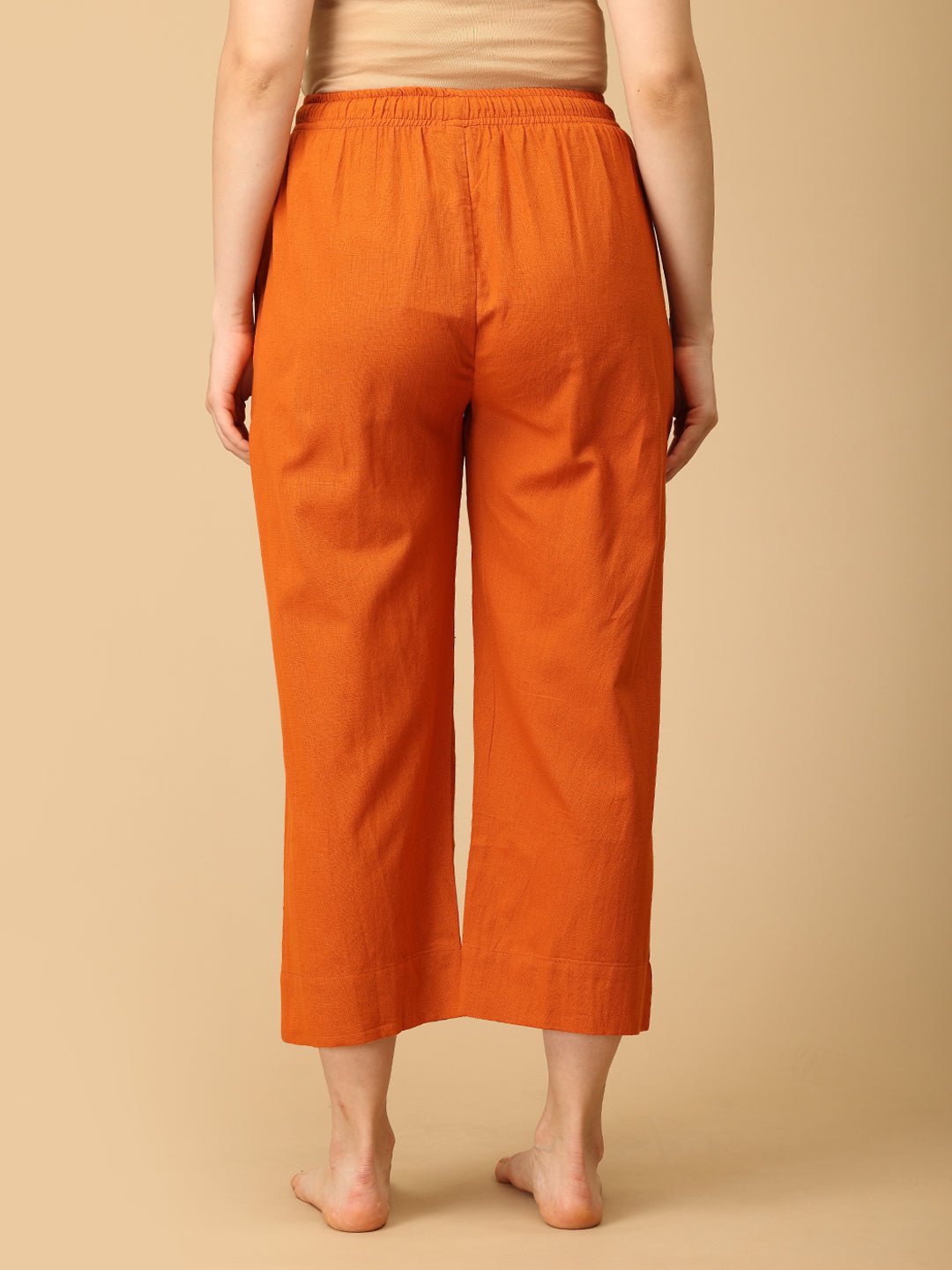  Desert Flame Maternity Lounge Pants Rust