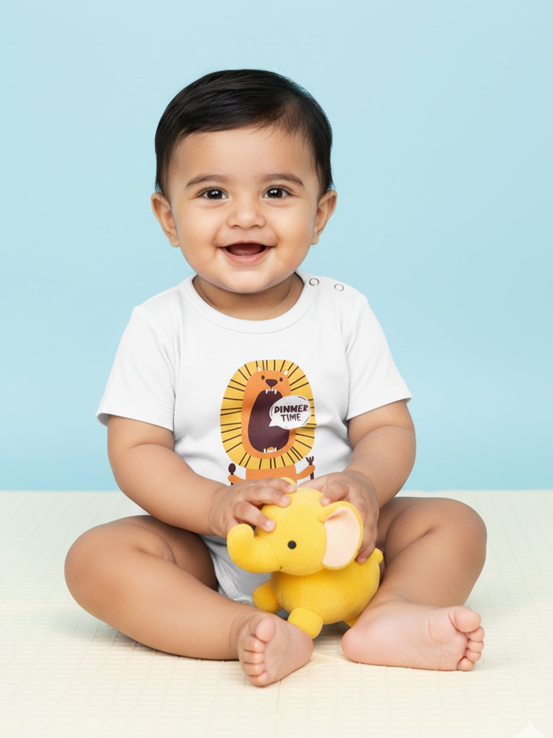  Dinner Time Infant Printed Onesie