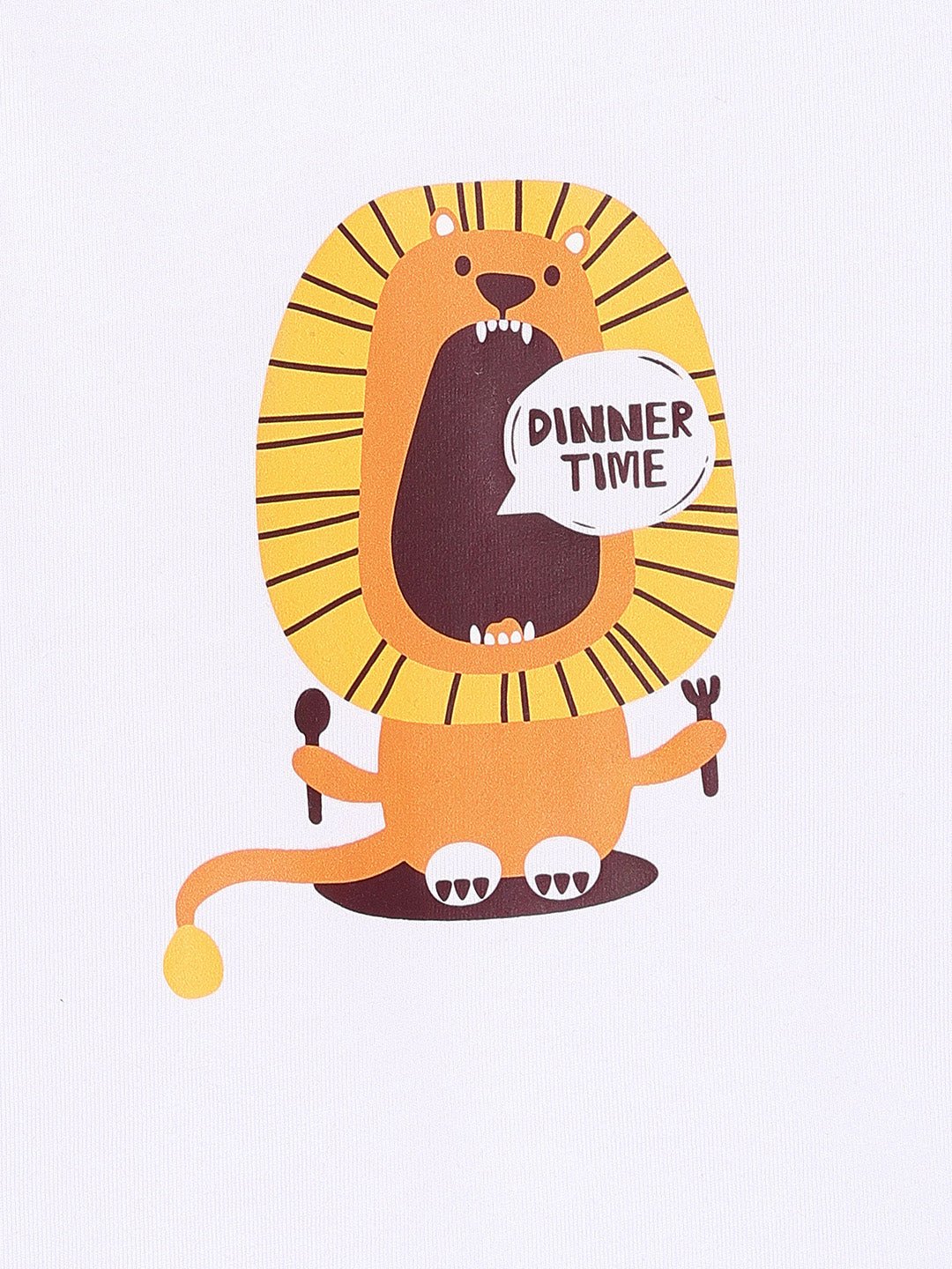  Dinner Time Infant Printed Onesie