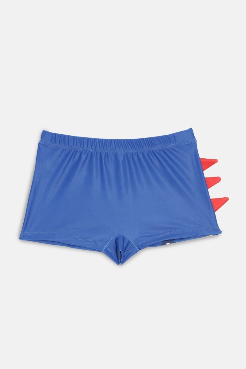 Dino Drive 'N' Dive Boys Swim Shorts With Cap Set
