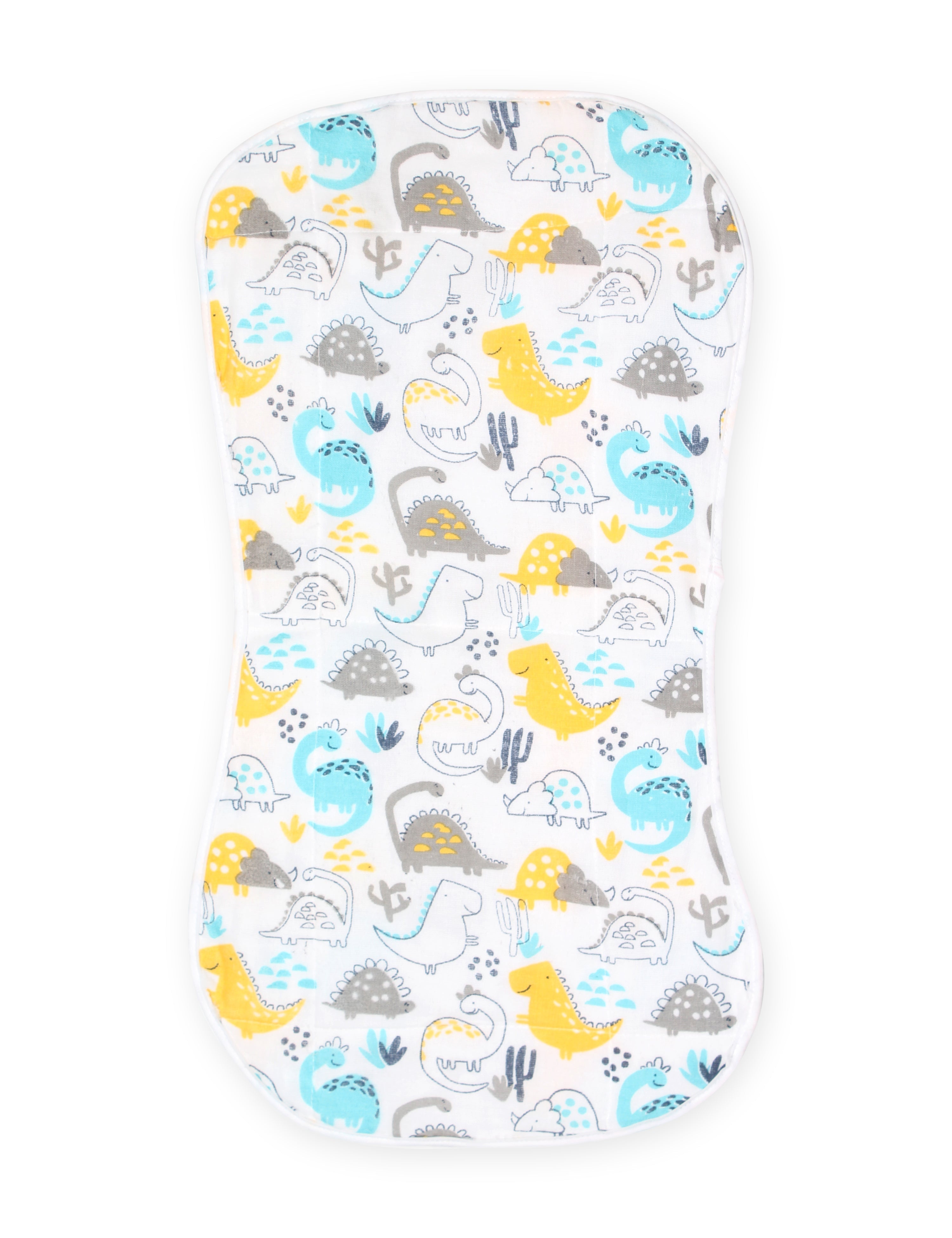 Dino Forest 1 Pc Organic Cotton Muslin Burp Cloth For Babies