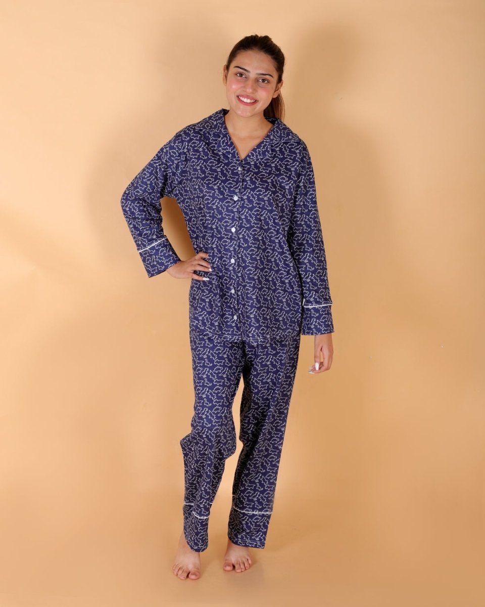 Dinos Rule Mom And Baby Pajama Set Twinning Combo Of 3