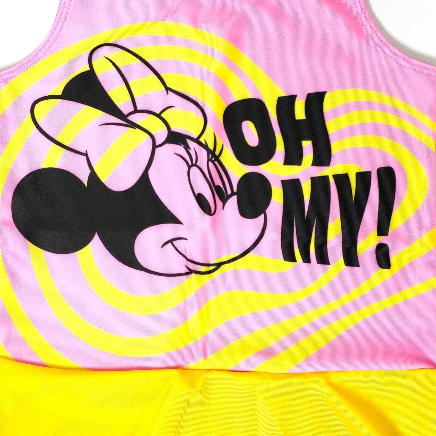 Minnie Mouse Girls Character Print Polyester Spandex Swimwear