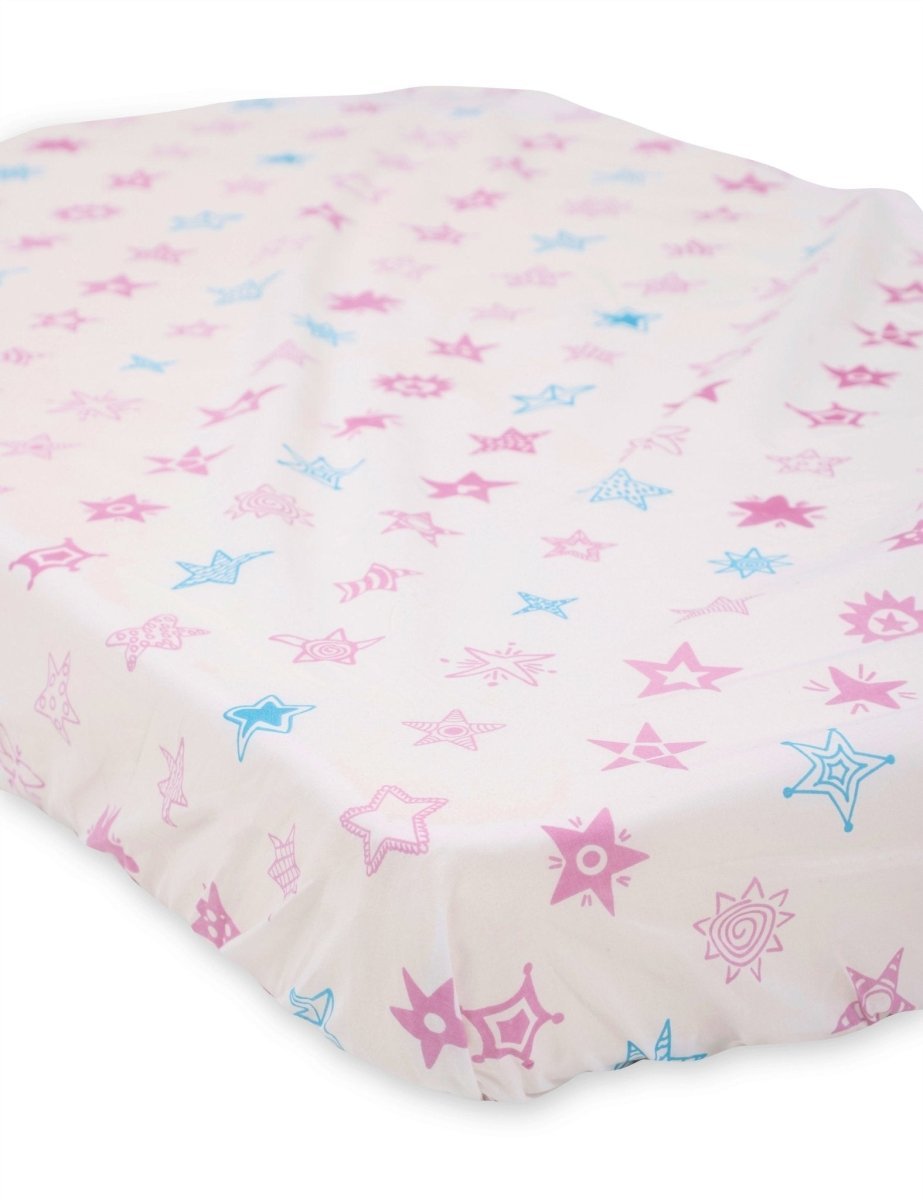 Dreamy Animals 1 PC Kids Organic Cotton Fitted Sheet