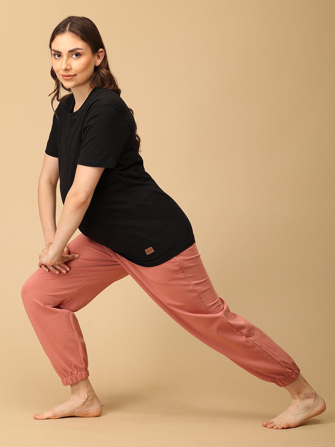  Dusty Rose Maternity Joggers Dusty Rose