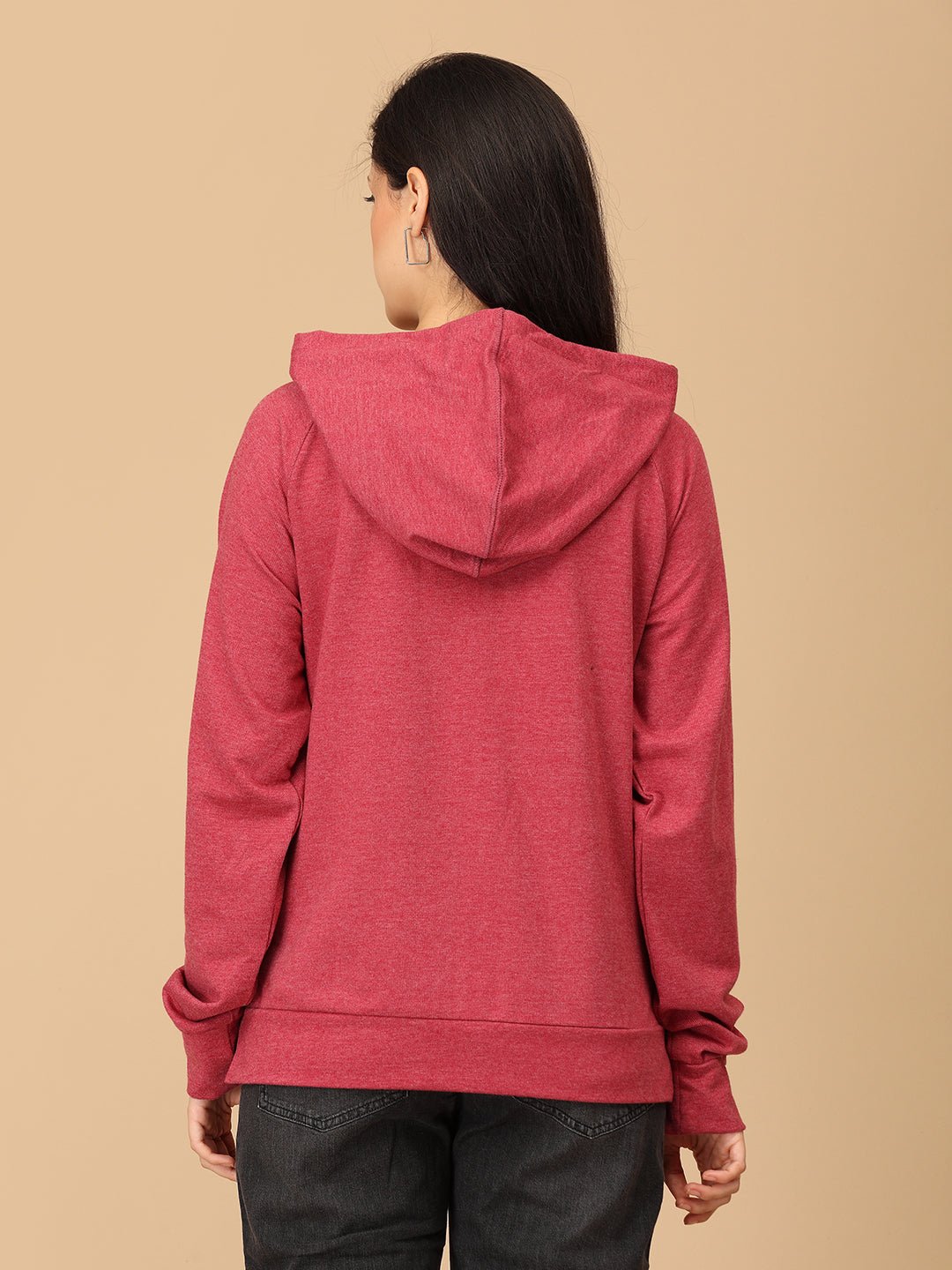  Dusty Snug Maternity and Nursing Sweatshirt Hoodie Crimson