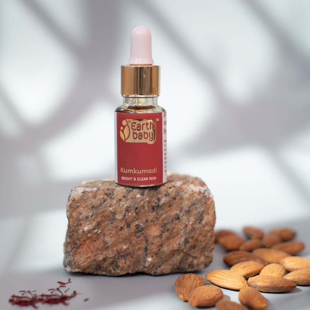 EarthBaby Ayurvedic Kumkumadi Face Glowing Oil Tailam 12ml 2.95x1.57x1.57in 0.03lb