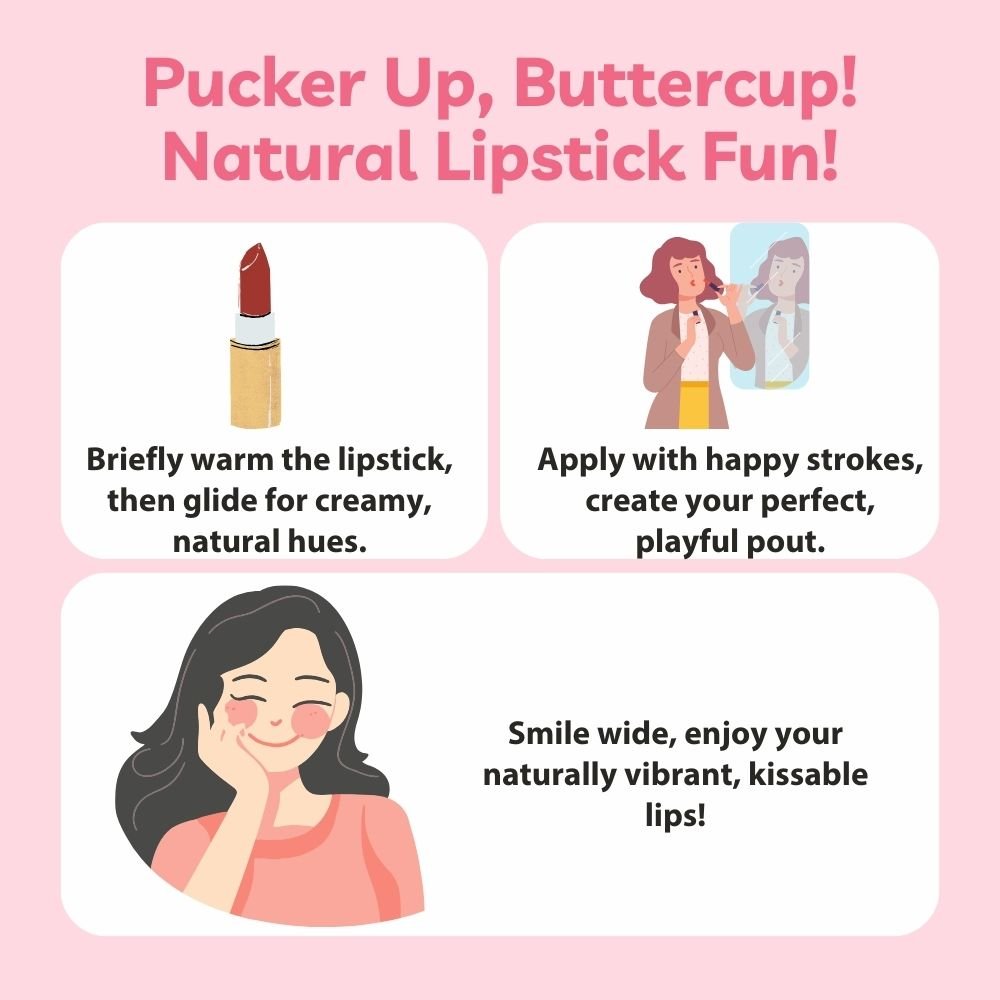 EarthBaby Lipstick Au Naturale Certified 100% Natural Origin Lead Free 0.14oz
