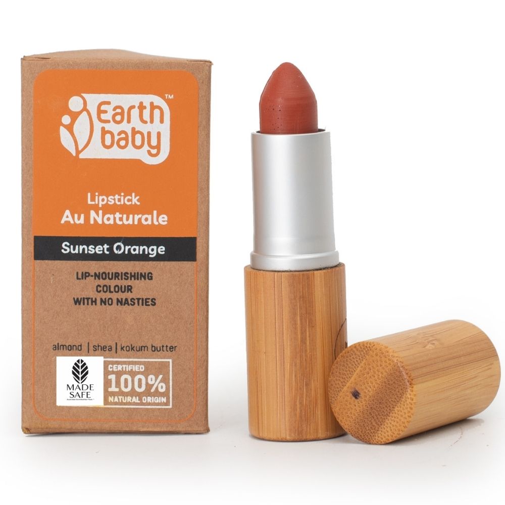 EarthBaby Lipstick Au Naturale Certified 100% Natural Origin Lead Free 0.14oz