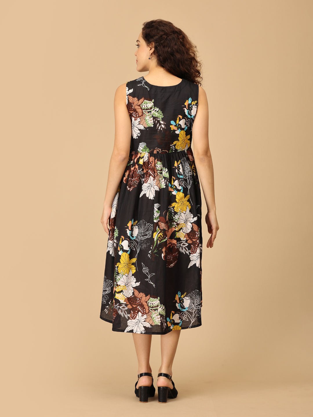  Ebon Bloom Maternity and Nursing Dress Multi