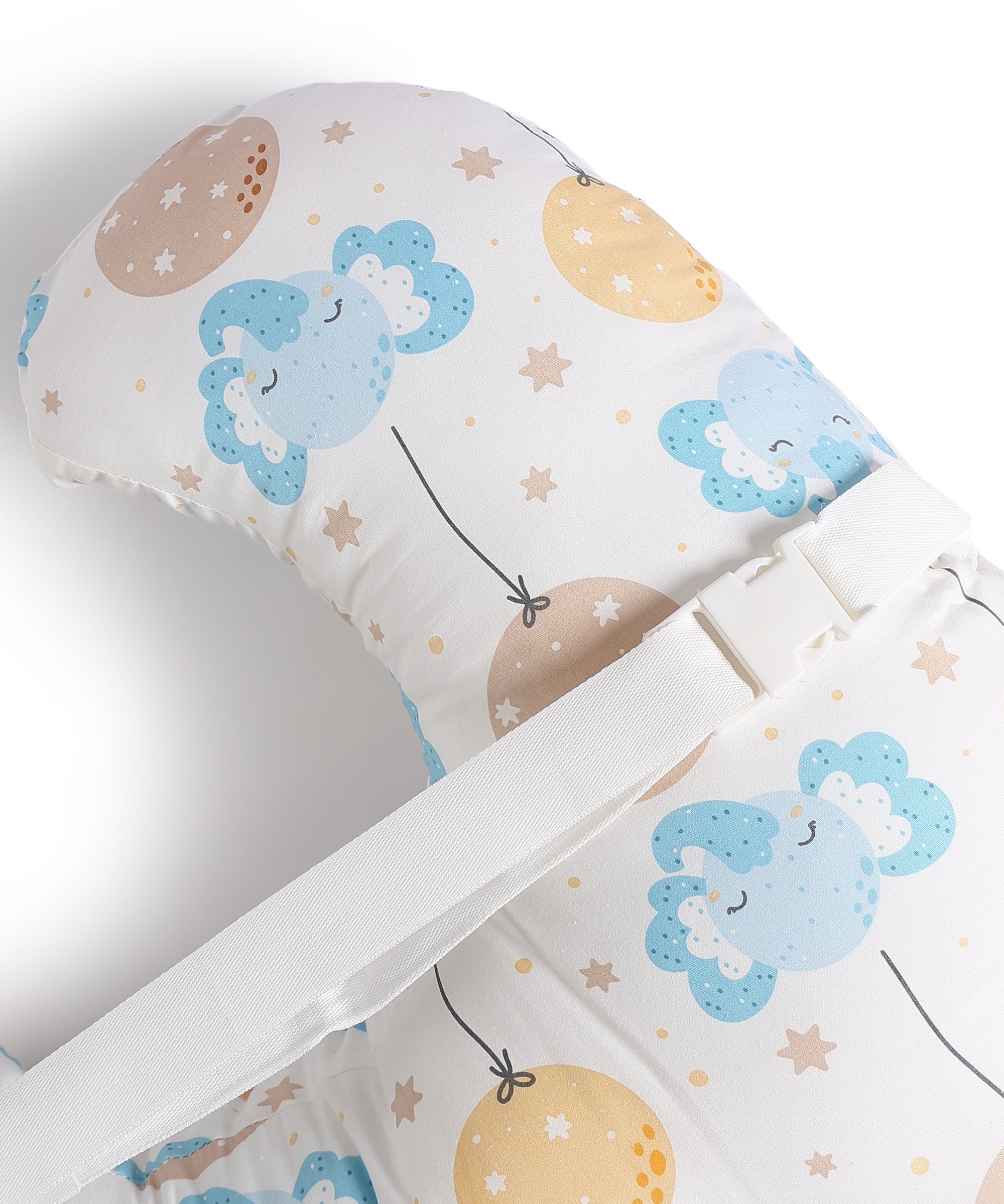  Adventure Club Extra Large Nursing and Feeding Pillow White