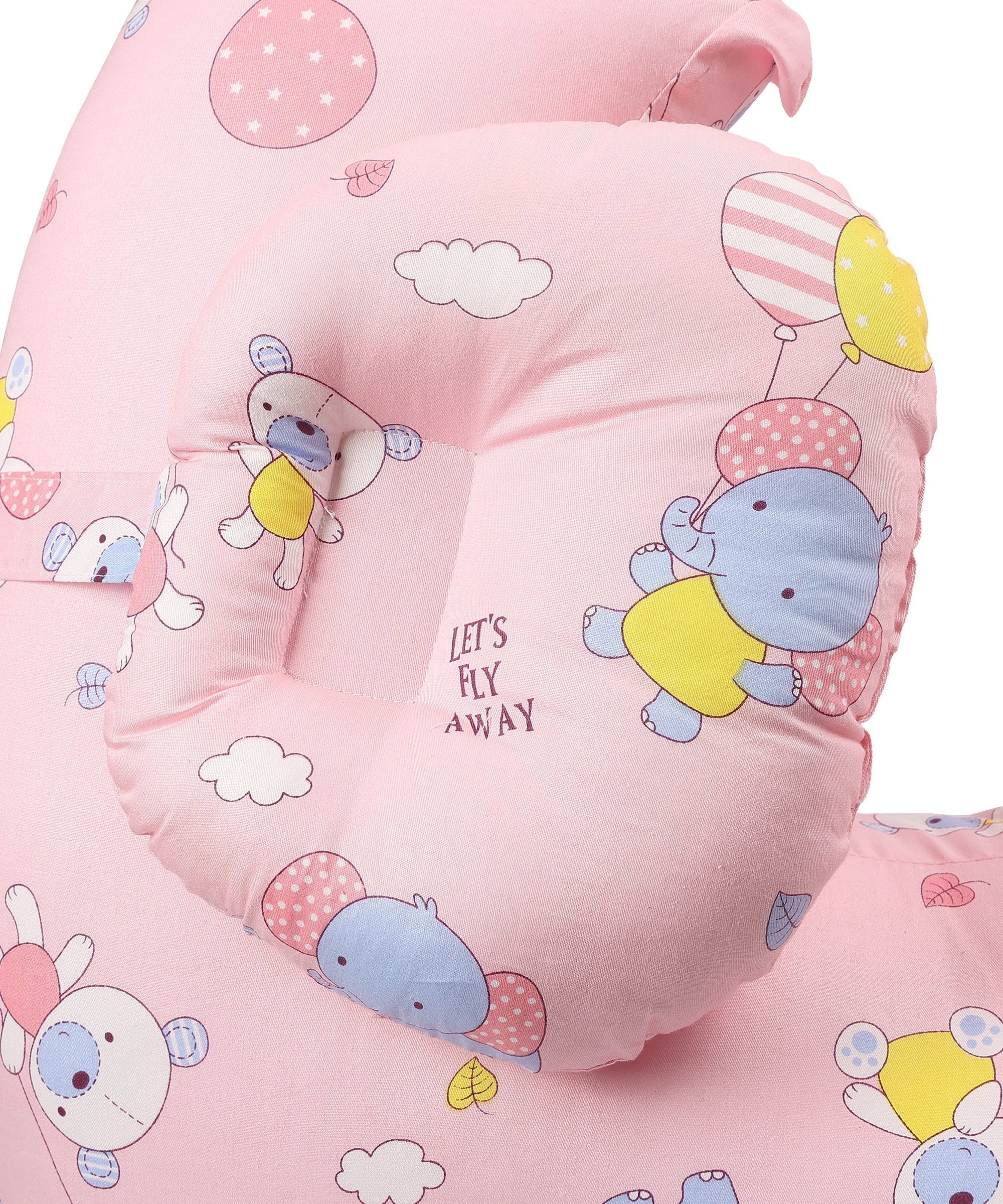  Fly Away Extra Large Nursing and Feeding Pillow Pink